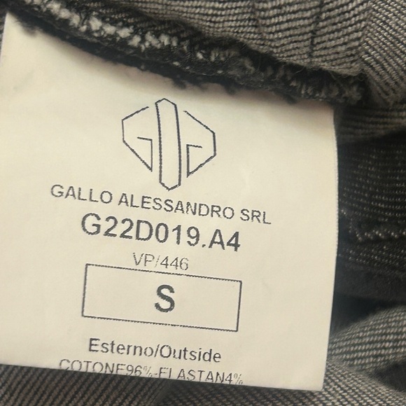 Golden Goose Deluxe Brand Black Skinny Jeans Ankle Zip Made in Italy Moto Sz 29 - Picture 4 of 11